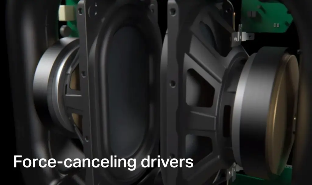 sonos sub gen 3 force-canceling drivers
