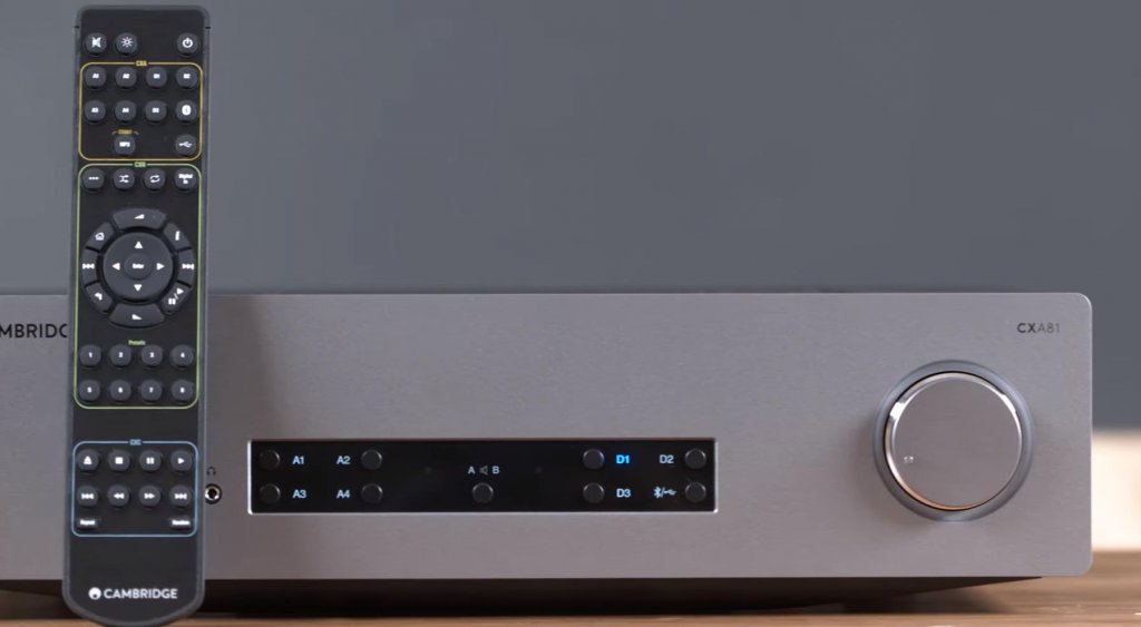 cambridge audio cxa81 amplifier with remote