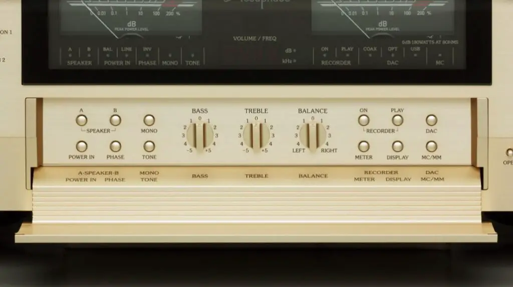 accuphase E470 control panel
