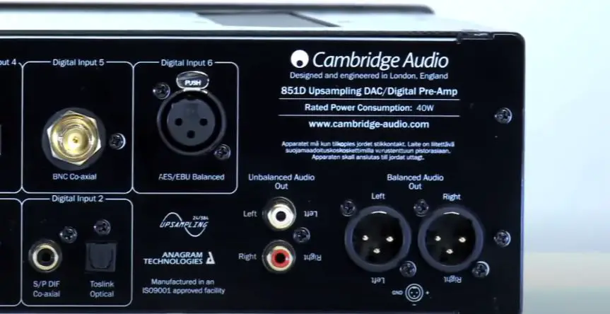 Cambridge Audio Azur 851D DA processor