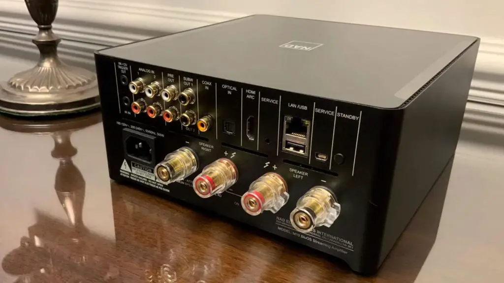 NAD M10 connections