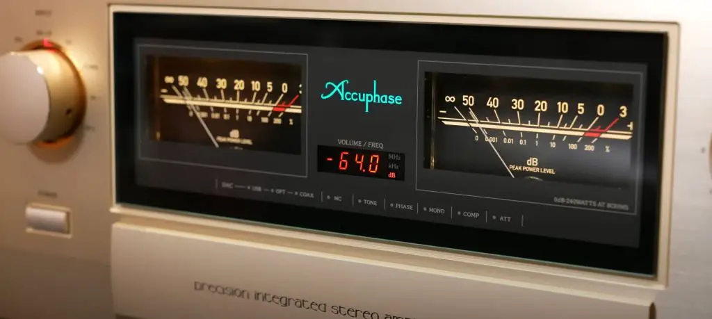 Accuphase E-5000 Stereo Integrated Amplifier meter