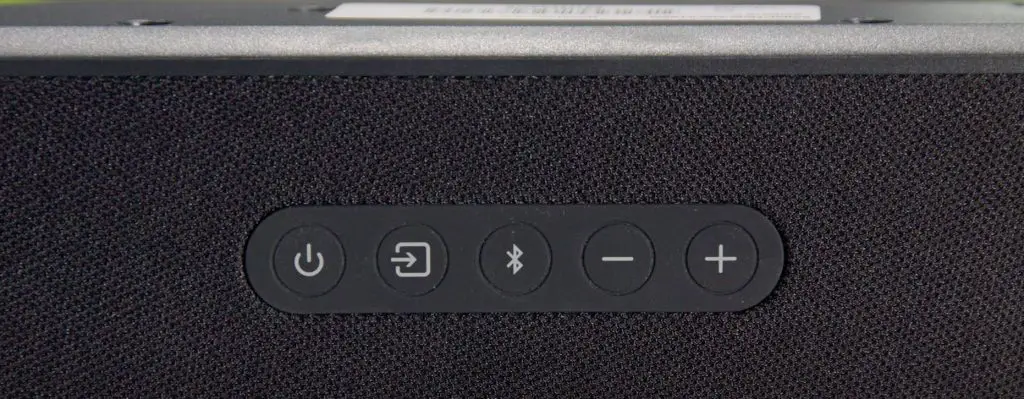 Polk Audio Signa S4 Atmos Soundbar button