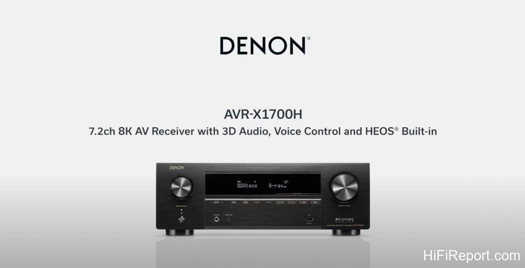 Denon AVR-X1700H 7.2 Channel AV Receiver