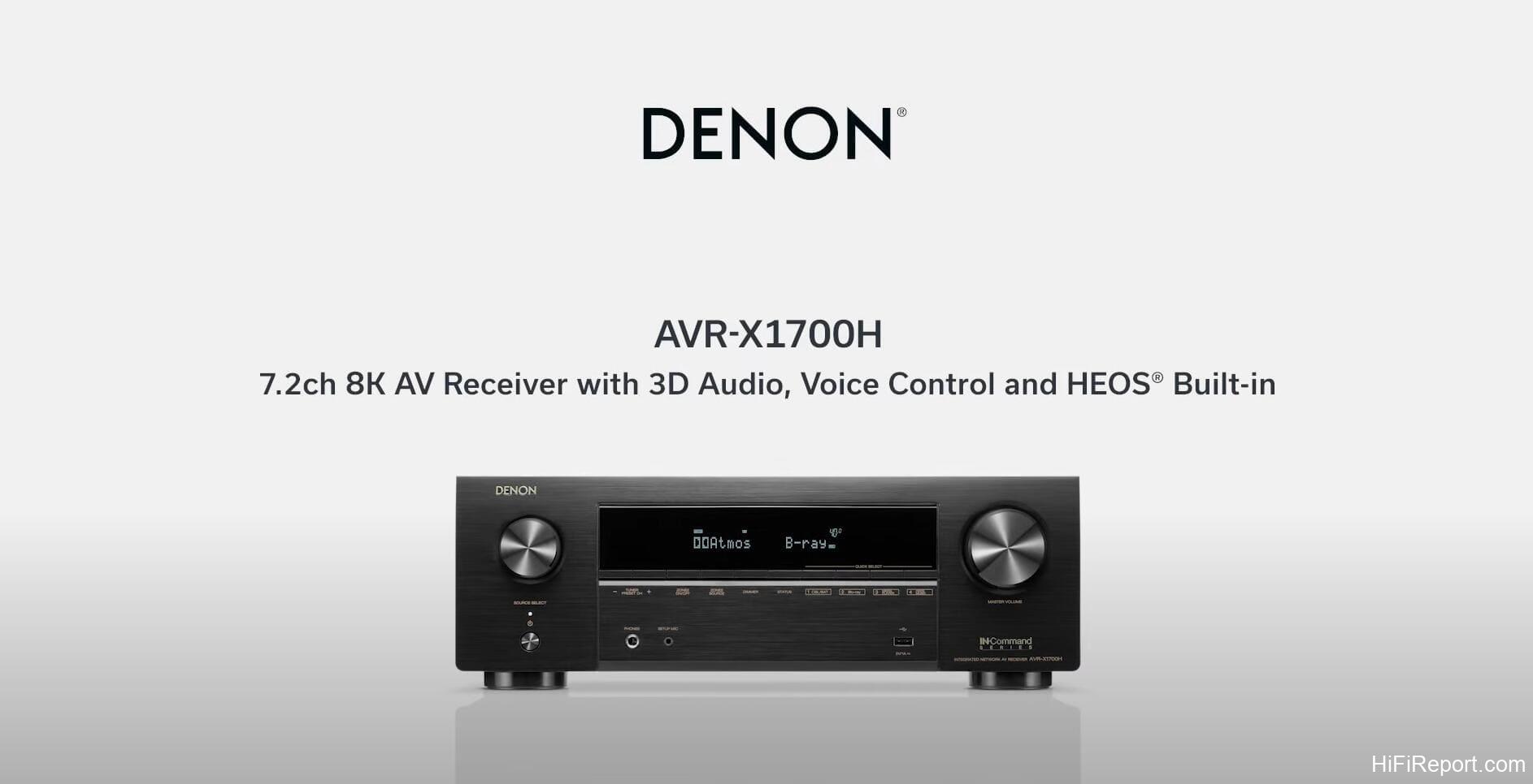 Denon AVR-X1700H 7.2 Channel AV Receiver Review – HiFiReport