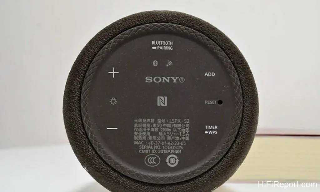 Sony LSPX-S2 Glass Sound Speaker
