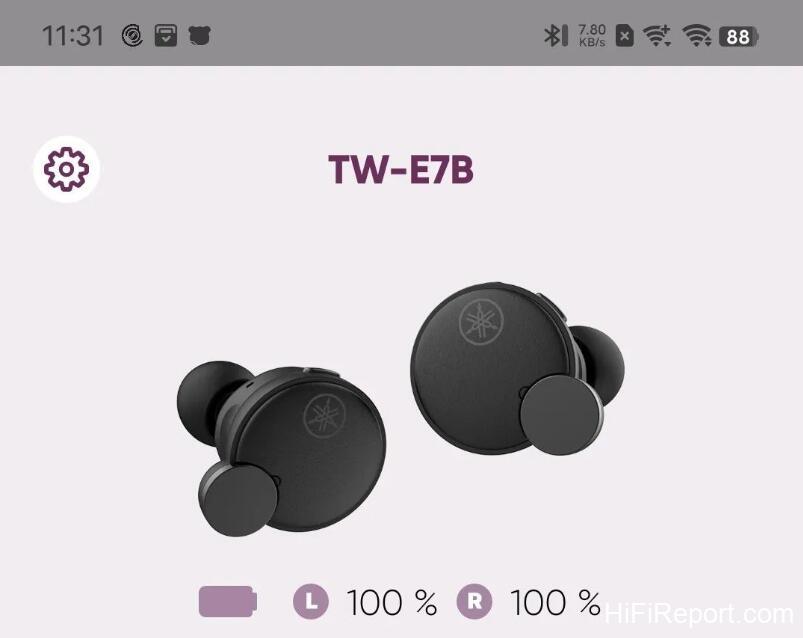 YAMAHA TW-E7B True Wireless Earbuds